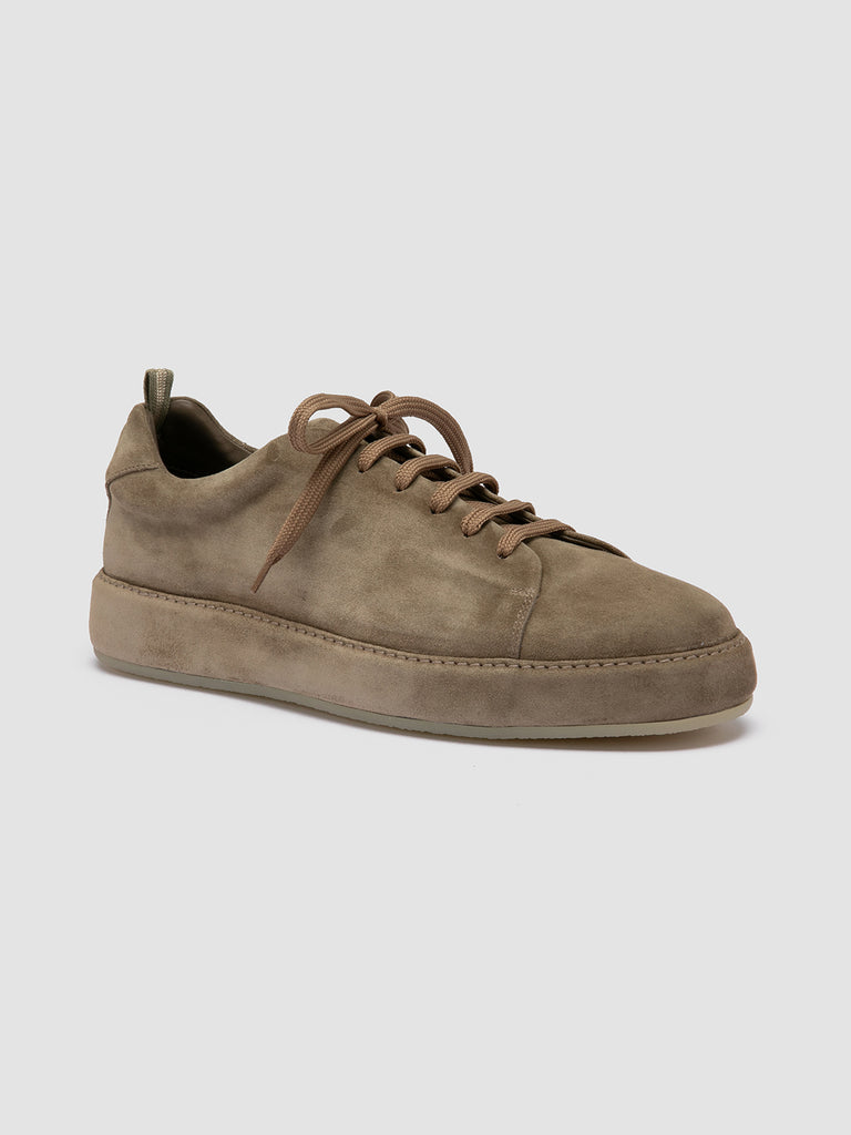 COVERED 001 - Green Suede Low Top Sneakers Men Officine Creative - 3