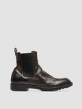 DIARY 007 - Grey Leather Chelsea Boots - thumb image 1,side view