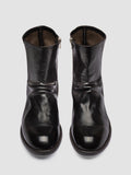 DIARY 015 - Brown Stretch Leather Zipped Boots - thumb image 2,side view