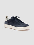 THE DIME 001 - Blue Suede Low Top Sneakers