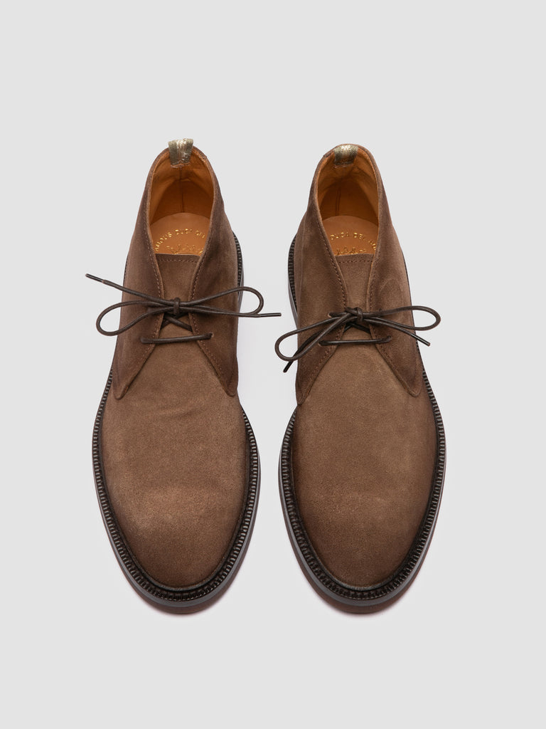 DUDE FLEXI 004 - Brown Suede Chukka Boots