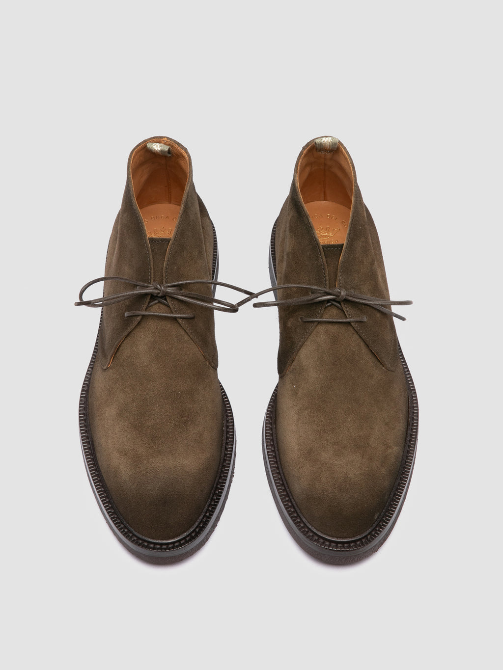 DUDE FLEXI 004 - Brown Suede Chukka Boots - image 2,side view
