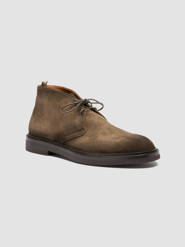 DUDE FLEXI 004 - Brown Suede Chukka Boots