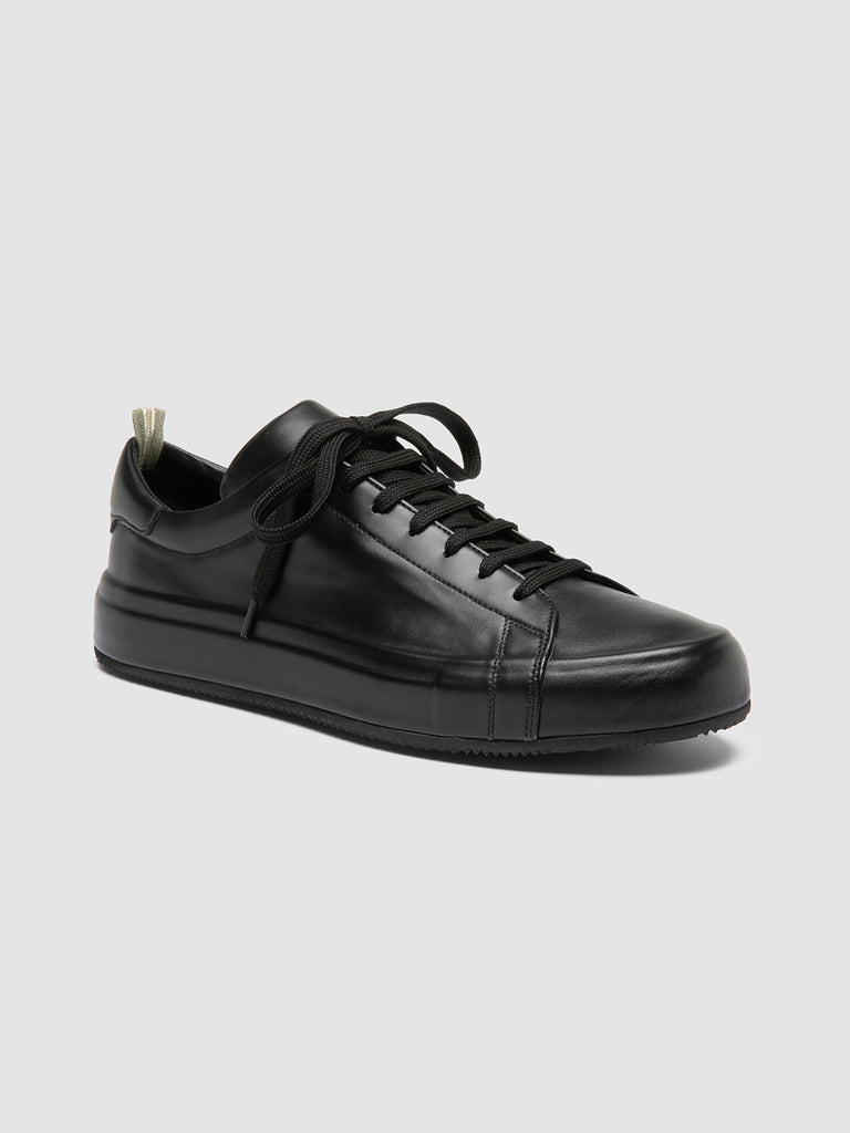 EASY 001 - Black Leather Low Top Sneakers Men Officine Creative - 3