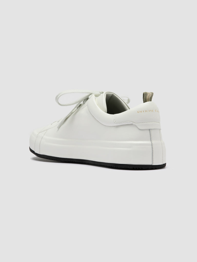 EASY 001 - White Leather Low Top Sneakers Men Officine Creative - 4