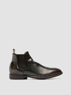 EMORY 012 - Braune Chelsea-Stiefel aus Leder