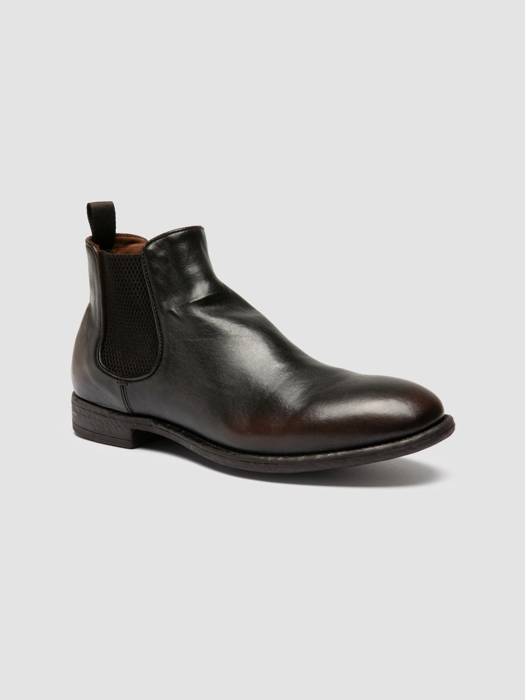 EMORY 012 - Brown Leather Chelsea Boots