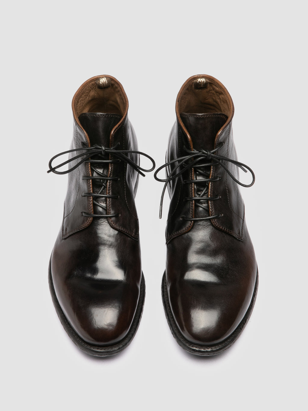 EMORY 023 - Dark Brown Leather Desert Boots