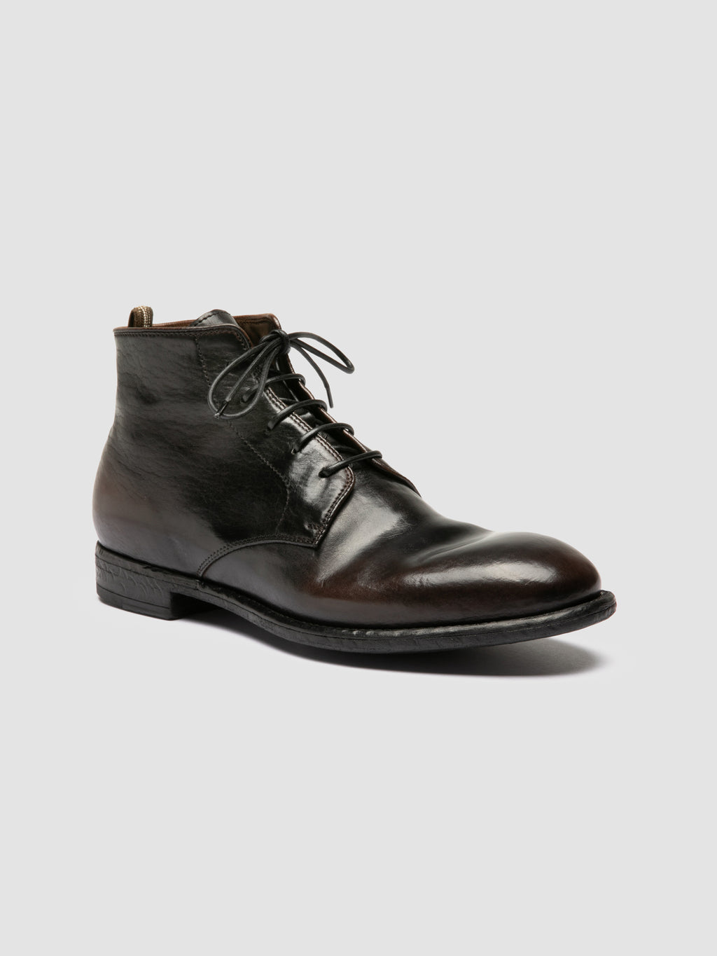 EMORY 023 - Dark Brown Leather Desert Boots