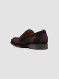 EMORY 024 - Brown Suede Penny Loafers
