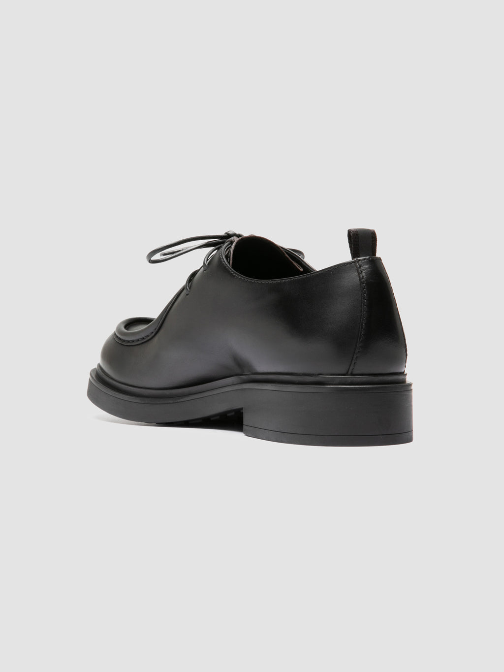 ENGINEER 002 - Black Leather Derby Shoes