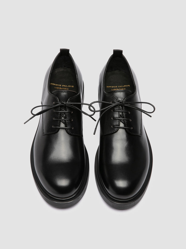 ENGINEER 004 - Black Leather Derby Shoes