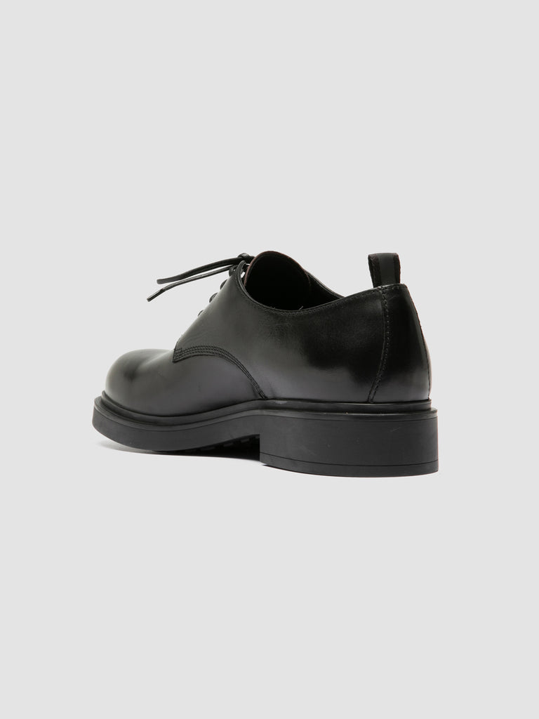 ENGINEER 004 - Black Leather Derby Shoes