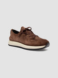 ENTIRE 001 - Brown Suede Sneakers - thumb image 3,side view