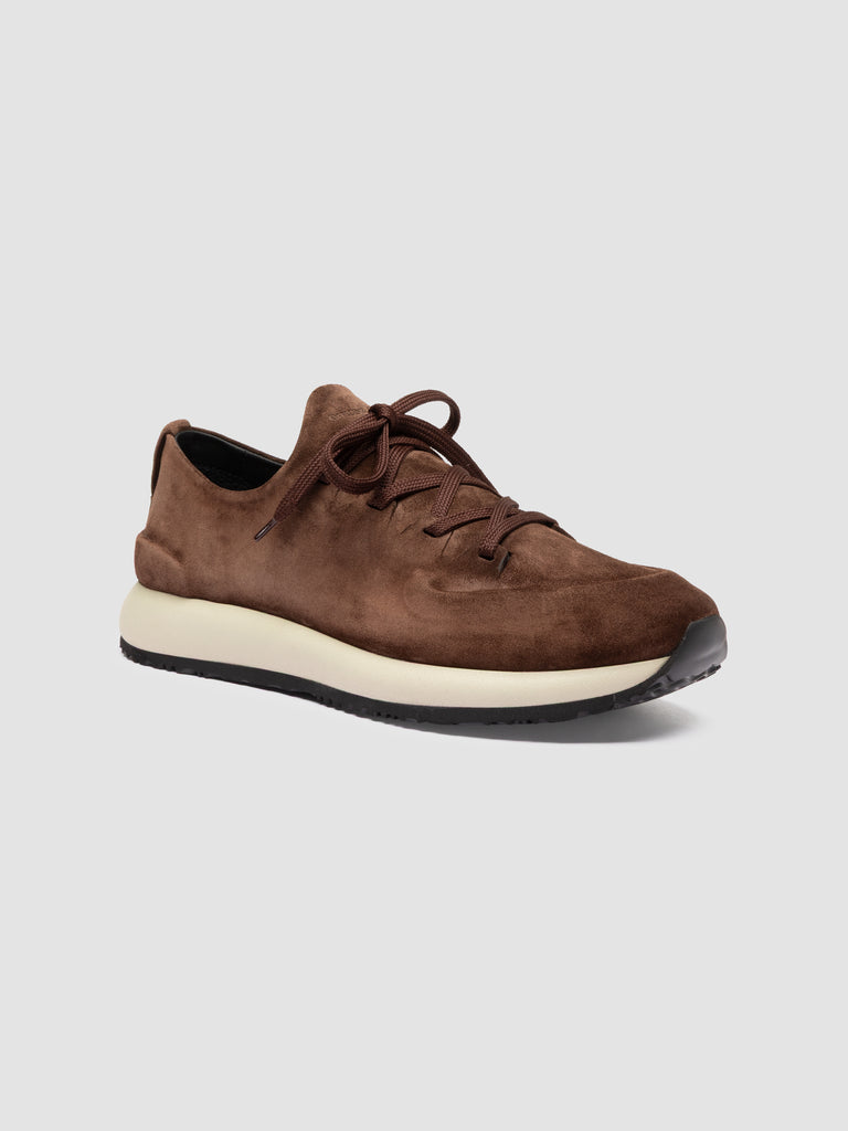 ENTIRE 001 - Brown Suede Sneakers