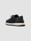 ENTIRE 001 - Marineblaue Sneakers aus Wildleder - thumb image 4,side view