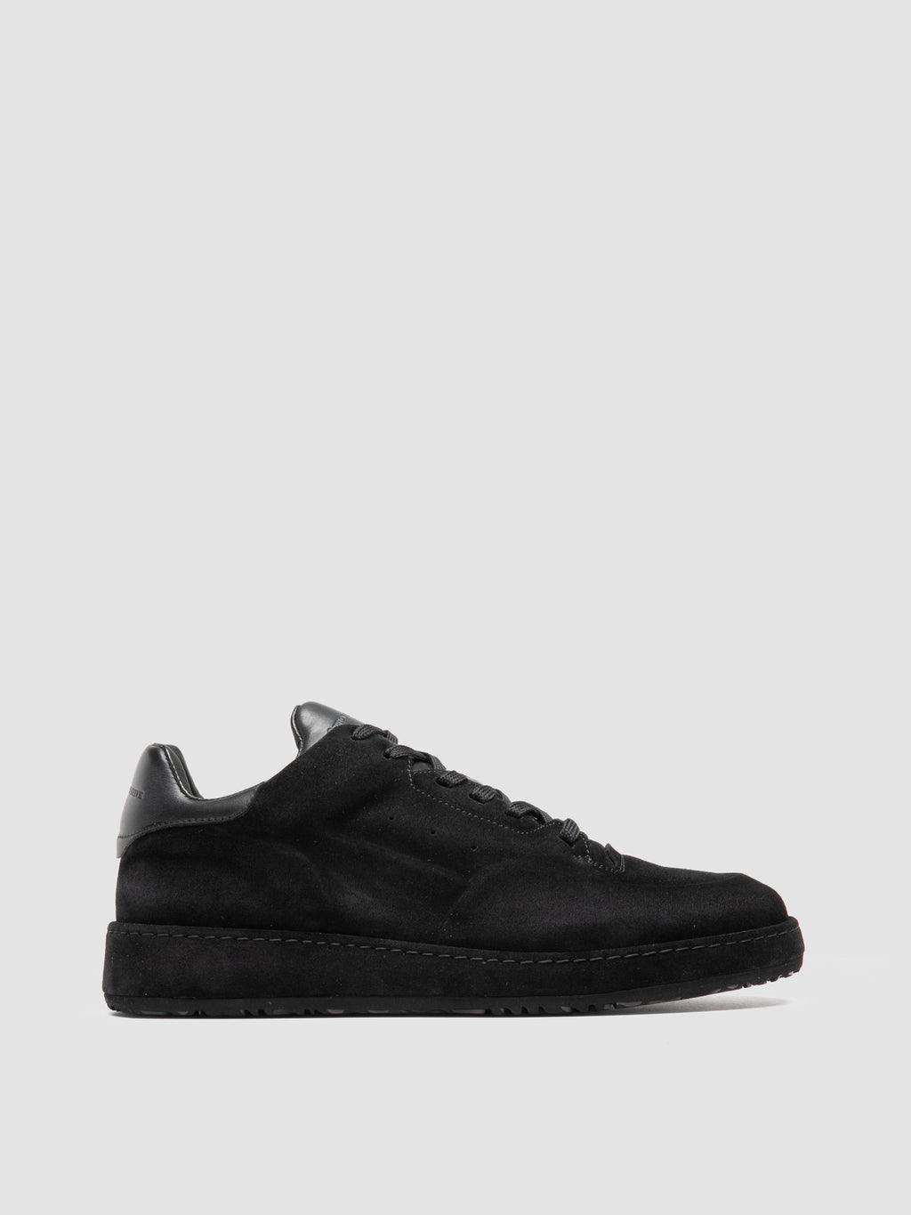 ERASER 001 - Blue Leather Low Top Sneakers - image 1,side view