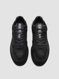ERASER 001 - Blue Leather Low Top Sneakers - thumb image 2,side view