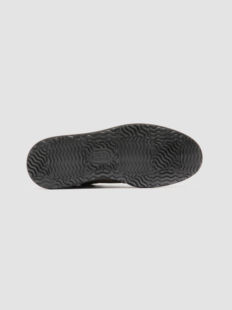 ERASER 001 - Grey Leather Low Top Sneakers