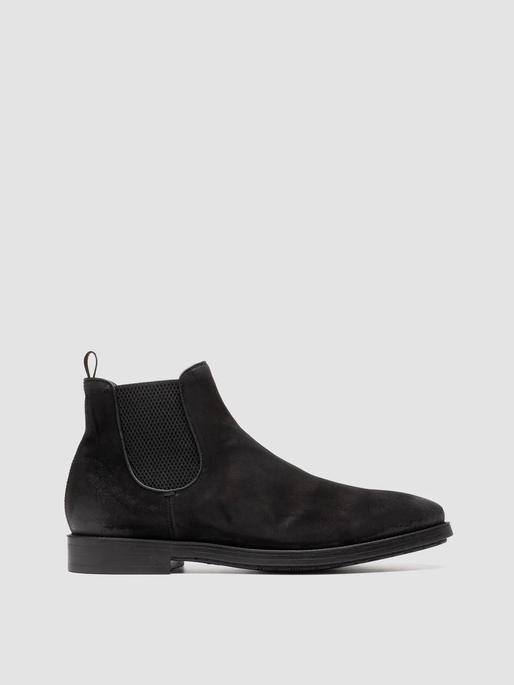 ERGOSUM 003 - Black Suede Chelsea Boots - image 1,side view