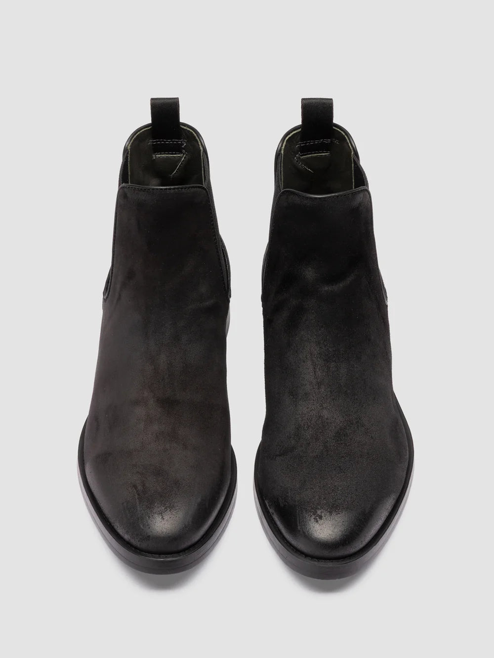 ERGOSUM 003 - Black Suede Chelsea Boots - image 2,side view