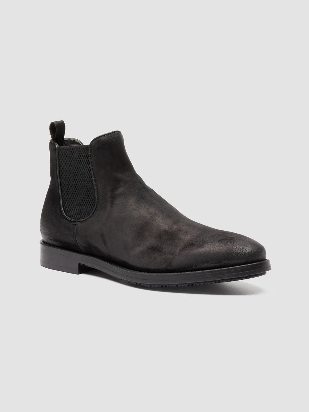 ERGOSUM 003 - Black Suede Chelsea Boots - image 3,side view