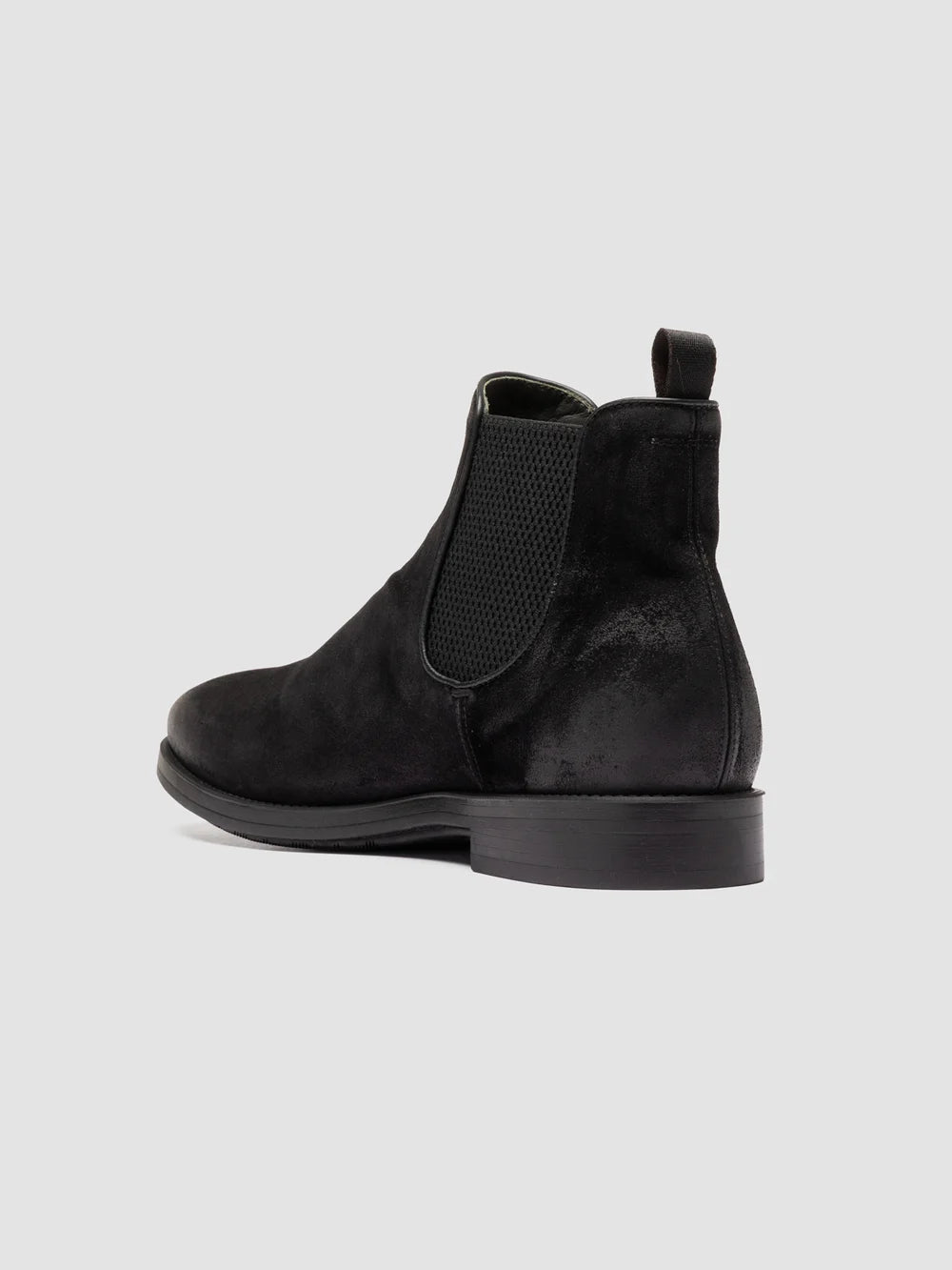 ERGOSUM 003 - Black Suede Chelsea Boots - image 4,side view
