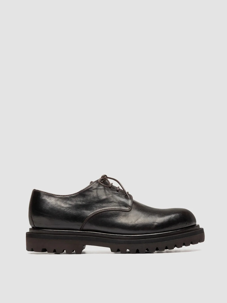 EVENTUAL DD 101 - Brown Leather Derby Shoes
