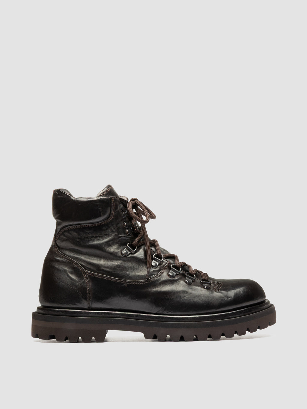 EVENTUAL DD 106 - Braune Schnürstiefel aus Leder - image 1,side view