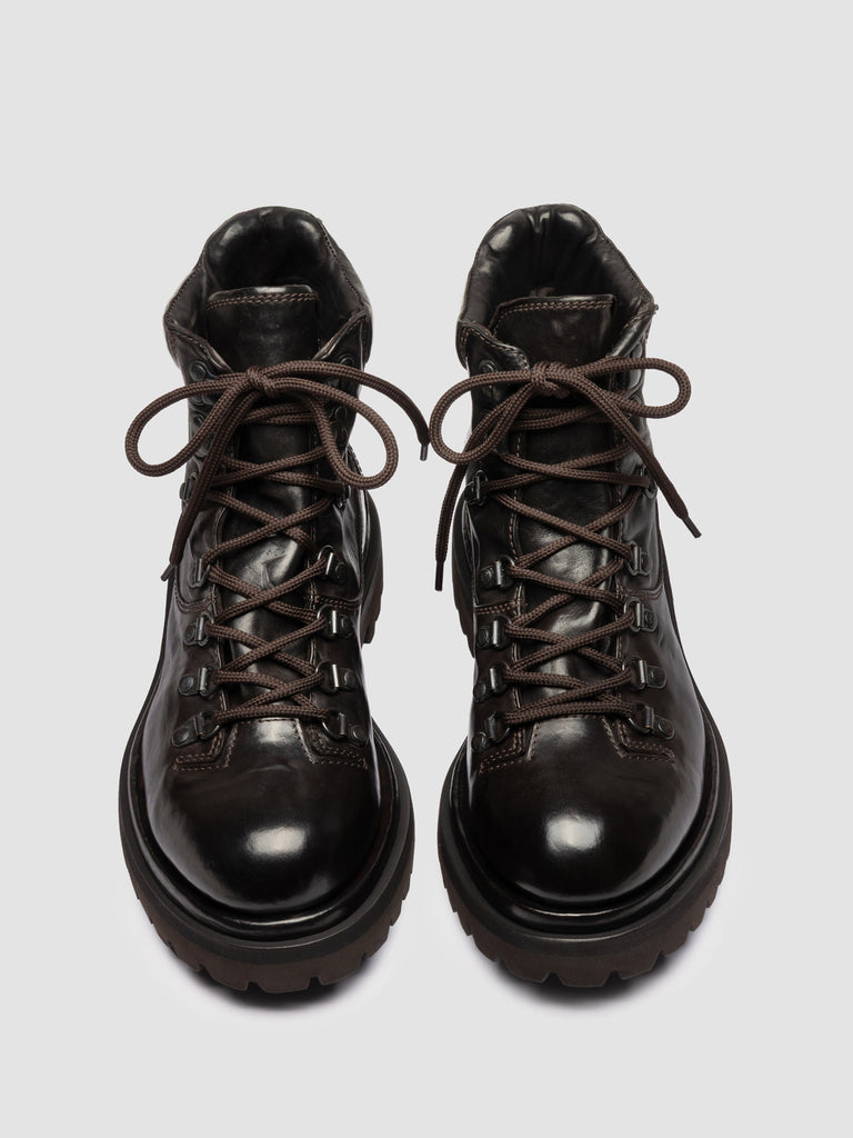EVENTUAL DD 106 - Braune Schnürstiefel aus Leder