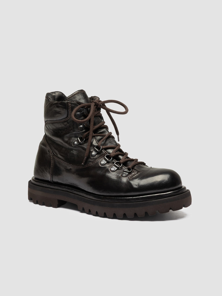 EVENTUAL DD 106 - Braune Schnürstiefel aus Leder