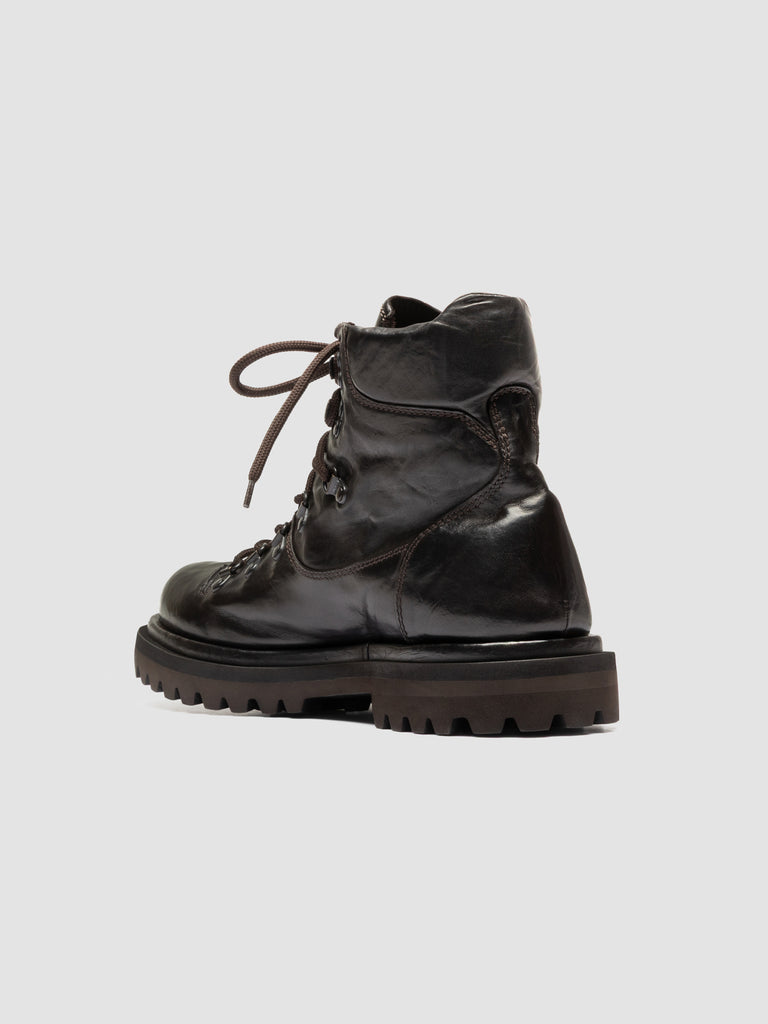 EVENTUAL DD 106 - Braune Schnürstiefel aus Leder