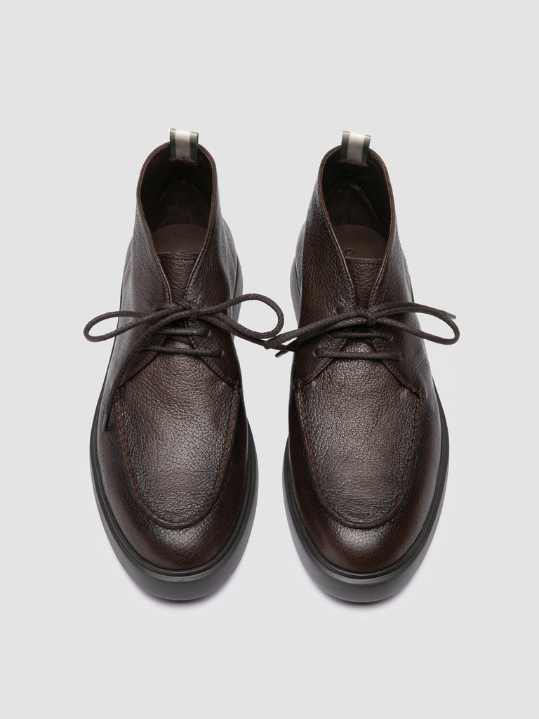 FRAME 002 - Brown Leather Chukka Boots