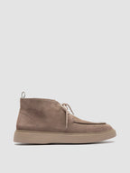 FRAME 002 - Taupefarbene Chukka-Stiefel aus Wildleder