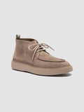 FRAME 002 - Taupe Suede Chukka Boots - thumb image 3,side view