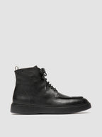 FRAME 004 - Schwarze Schnürstiefel aus Leder