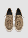 FRAME 018 - Taupe Suede Boat Shoes - thumb image 2,side view