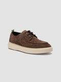 FRAME 019 - Brown Suede Derby Shoes - thumb image 3,side view
