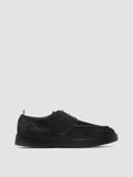 FRAME 019 - Schwarze Derby-Schuhe aus Wildleder - thumb image 1,side view