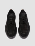 FRAME 019 - Schwarze Derby-Schuhe aus Wildleder - thumb image 2,side view