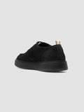 FRAME 019 - Schwarze Derby-Schuhe aus Wildleder - thumb image 4,side view