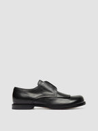 GEMSTONE 002 - Schwarze Derbyschuhe aus Leder