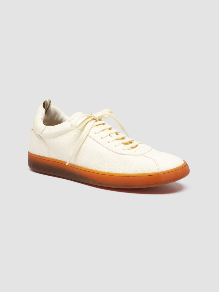 GINNASIO 001 - White Leather Sneakers
