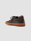GINNASIO 001 - Brown Leather Sneakers - thumb image 4,side view
