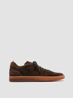 GINNASIO 001 - Brown Suede Sneakers