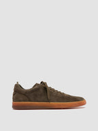 GINNASIO 001 - Green Suede Sneakers