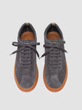 GINNASIO 001 - Blue Suede Sneakers - thumb image 2,side view