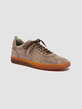 GINNASIO 001 - Grey Suede Sneakers - thumb image 3,side view