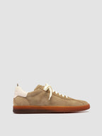 GINNASIO 001 - Brown Leather and Suede Sneakers