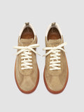 GINNASIO 001 - Brown Leather and Suede Sneakers - thumb image 2,side view
